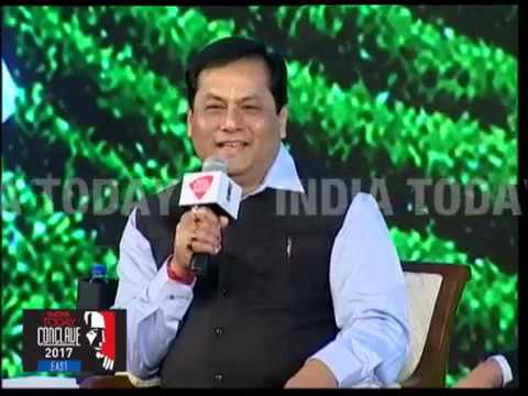 Sarbananda Sonowal Speaks On The Northeastern Project For New India | India Today Conclave East 2017