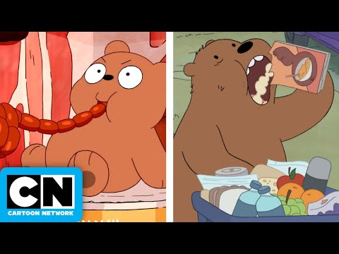 Messy Eater Mash-Up 🍽 | We Bare Bears &amp; We Baby Bears | Cartoon Network