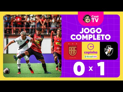 JOGO COMPLETO: VASCO X FLAMENGO-SP | RODADA 3 | FASE DE GRUPOS | COPINHA 2024