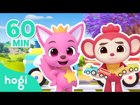 Down by the Station + More｜Best Rhymes for Kids｜Kids Songs｜Pinkfong &amp; Hogi