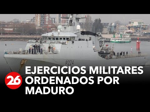 Maduro despliega soldados tras la llegada de un buque brit&aacute;nico | 