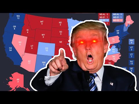 2024 Election Map Prediction Based On Current Polls [Trump vs. Biden]