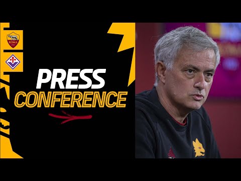 🟨 LIVE 🟥 La conferenza stampa di Jos&eacute; Mourinho alla vigilia di Roma-Fiorentina