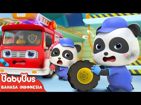 Kendaraan Rekayasa Terluka | Lagu Kendaraan Anak | Lagu Anak-anak | BabyBus Bahasa Indonesia