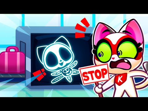 Be Careful With X-Ray⚠️ Safety Rules In The Airport || Purr-Purr Stories For Kids