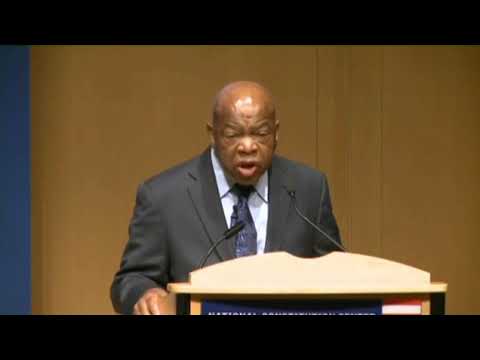 John Lewis talks about getting into &lsquo;good trouble&rsquo; [at the NCC]