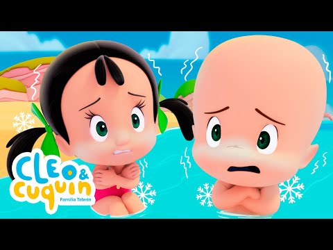 La canci&oacute;n del fr&iacute;o y el calor en VERANO | Canciones infantiles para ni&ntilde;os de Cleo y Cuqu&iacute;n