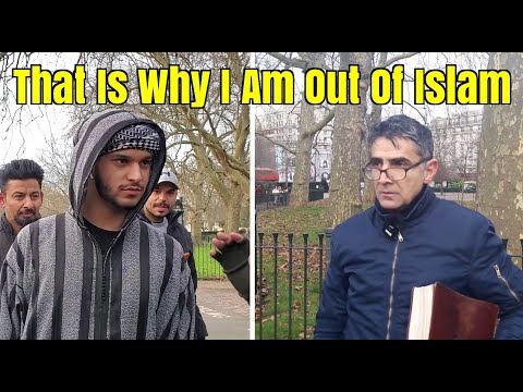 Speakers Corner - Ex Muslim Chris Asking Muslims Thought Provoking Questions About Their Beliefs