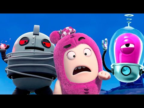 Oddbods Have Fun With ROBOTS - Robots Helping Neighbors in Summer 2022 | Cartoons For Kids