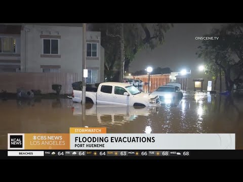 Flooding rescues and evacuations in Port Hueneme