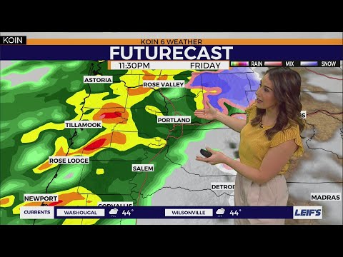 Weather forecast: Wet &amp; cold weather coming to Portland this weekend