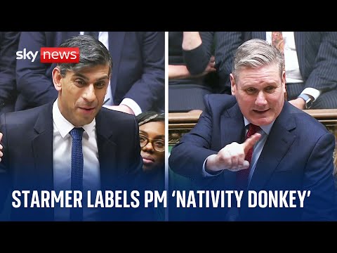 PMQs: Christmas banter and festive gags during last PMQs of 2023