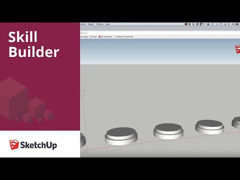 SketchUp Skill Builder: Modeling a Chess Set, Part 1 - Pawn