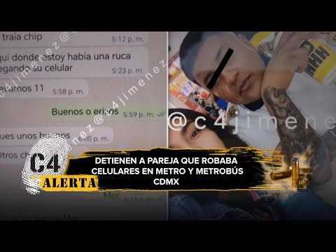 Pareja as&amp;iacute; ROBABA celulares en Metrob&amp;uacute;s CdMx: &amp;quot;Llevamos 11, unos buenos, Mor&amp;quot;