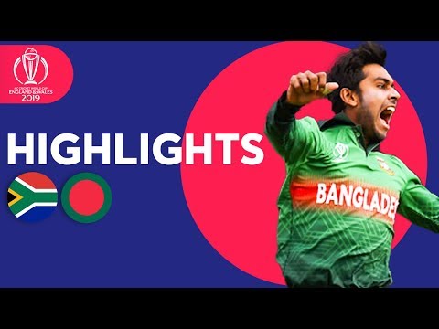 Tigers Win In Thriller! | South Africa vs Bangladesh - Match Highlights | ICC Cricket World Cup 2019