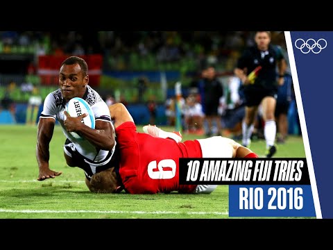 FLYING FIJIANS 🇫🇯 10 AMAZING Fiji tries from Rio 2016!