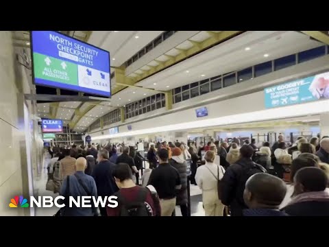 Winter weather alerts across parts of U.S. as TSA braces for record-breaking holiday travel day