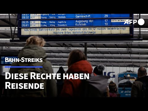 Lokf&uuml;hrer-Streik: Diese Rechte haben Bahn-Reisende | AFP