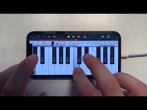 The Weeknd - Blinding Lights on iPhone (GarageBand)