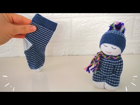 HOW TO MAKE A DOLL FROM SOCKS / RECYCLE / DIY🧦🤩