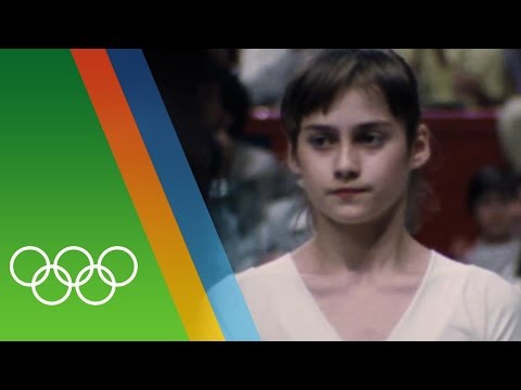 Nadia Comaneci's perfect 10 | Epic Olympic Moments