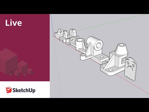 Live Modeling Machine Parts in SketchUp!