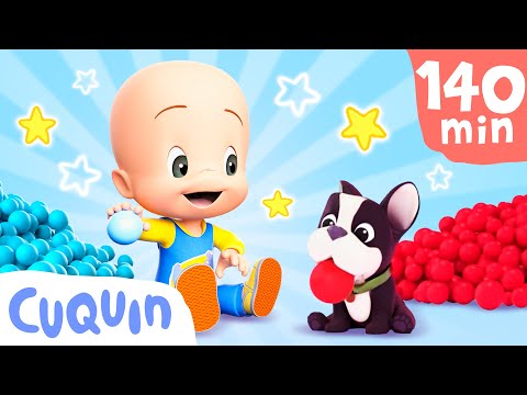 Colorful balls! Learn the colors with Cuquin and his balloons and more | Educational videos for kids