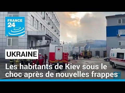 Ukraine : les habitants sous le choc apr&egrave;s une s&eacute;rie de frappes russes sur Kiev &bull; FRANCE 24