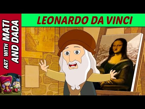 Art with Mati and Dada &ndash;  Leonardo Da Vinci | Kids Animated Short Stories in English