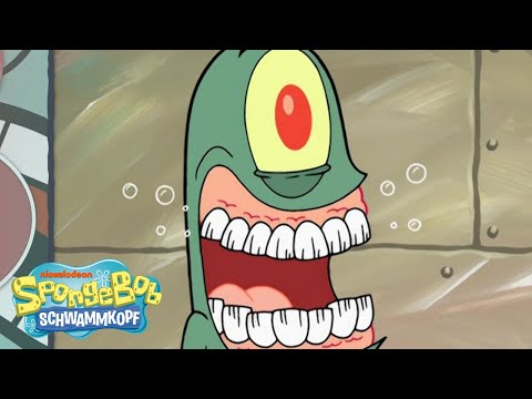 SpongeBob | Jedes Mal, wenn Plankton ein K&ouml;rperteil entfernt wurde | Spongebob Schwammkopf