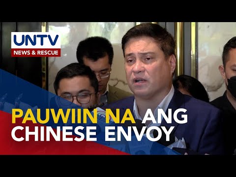 Senate President, nanawagan kay PBBM na pabalikin ang Chinese Ambassador sa China