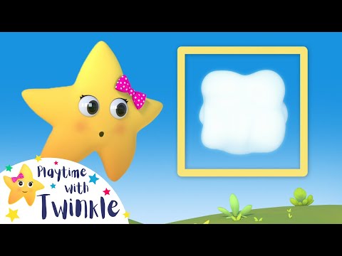 Learn Shapes in the Clouds with Twinkle | Baby Educational Cartoons | Learn with Twinkle