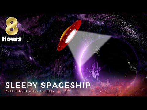 Sleep Meditation for Kids | 8 HOURS SLEEPY SPACESHIP | Sleep Story for Children