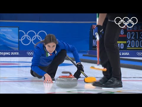 🥇🥌 1st Curling Gold Medal for Italy! | Mixed Doubles Final Highlights