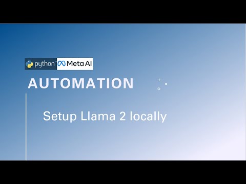 Exploring Meta Llama 2: A Guide to setup on local machine