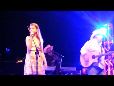 12 year old Elizabeth Price singing &quot;The Yellow Rose of Texas&quot; with Urban Cowboy Legend Johnny Lee