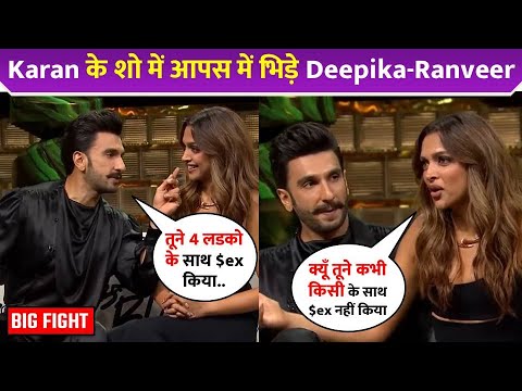 Deepika Heated Argument with Ranveer Singh after she Revealed 4 Dating In Koffee with Karan 8