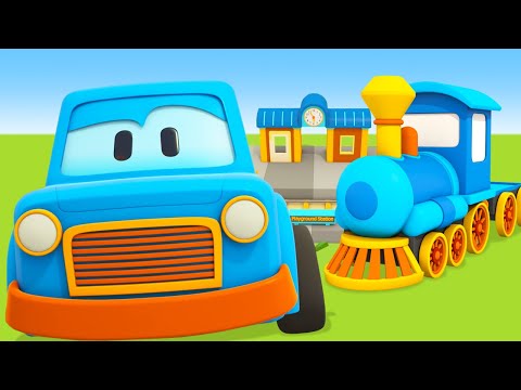 Car cartoons for kids &amp; Street vehicles cartoon full episodes - Cars and trains for kids