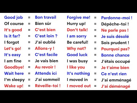 300 Phrases les plus importantes en Anglais 📚 300 most important Phrases in English ✔