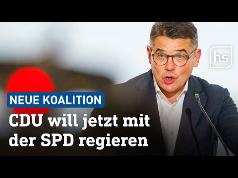 &quot;Ein neues Kapitel&quot;: CDU will Hessen mit der SPD regieren | hessenschau