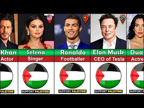 Famous People Who SUPPORT Palestine 💖