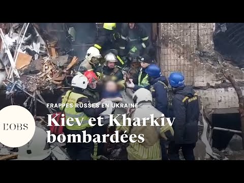 Guerre en Ukraine : Kiev et Kharkiv bombard&eacute;es par la Russie