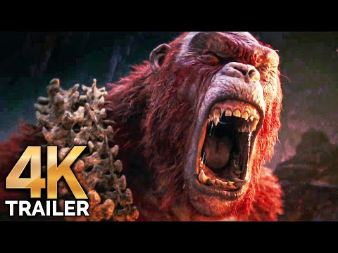 GODZILLA X KONG THE NEW EMPIRE Trailer (4K ULTRA HD) 2024