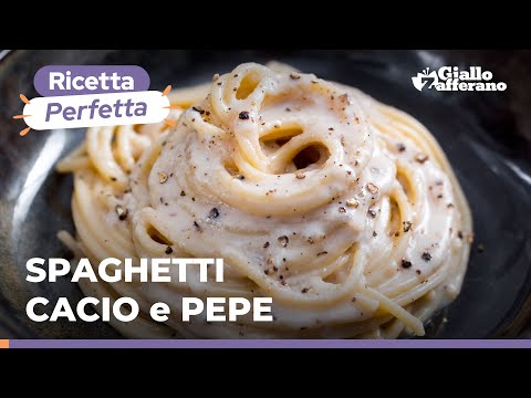 SPAGHETTI WITH PECORINO AND PEPPER (CACIO E PEPE): Authentic Italian recipe by Giallozafferano😎🤤🍴🍝