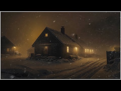 Heavy Winter Storm &amp; Wind Sounds for Sleeping┇Cold Ambience┇Snow Storm White Noise