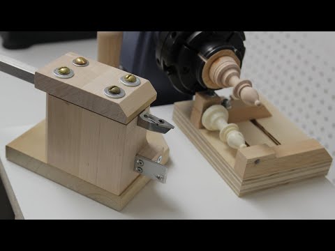 Lathe Duplicator - Copying a Chess Piece