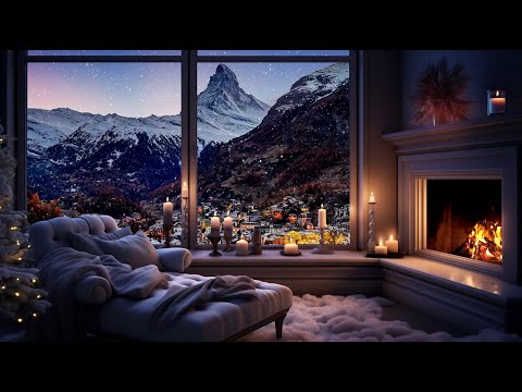 🌜Serene Night Retreat: Unwind with the Cozy Ambience of a Fireplace for a Restful Night's Sleep