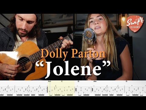 Dolly Parton &quot;Jolene&quot; Fingerstyle Guitar Lesson + Tabs!