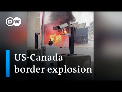 Two killed in US-Canada border vehicle crash | DW News