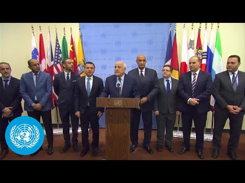 (EN/AR) Arab Group on New Steps on the Palestine Issue | Security Council | United Nations